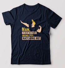 Load image into Gallery viewer, Johnny Bravo T-Shirt for Men-Navy Blue-Ektarfa.online
