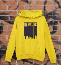 Load image into Gallery viewer, New York Unisex Hoodie for Men/Women-S(40 Inches)-Mustard Yellow-Ektarfa.online
