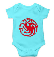 Load image into Gallery viewer, House of the Dragon (GOT) Kids Romper For Baby Boy/Girl-0-5 Months(18 Inches)-Skyblue-Ektarfa.online
