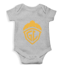 Load image into Gallery viewer, Battlegrounds Mobile India (BGMI) Kids Romper For Baby Boy/Girl-0-5 Months(18 Inches)-Grey-Ektarfa.online
