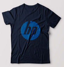 Load image into Gallery viewer, Hewlett-Packard(HP) T-Shirt for Men-S(38 Inches)-Navy Blue-Ektarfa.online
