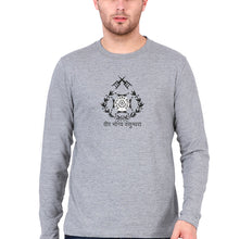 Load image into Gallery viewer, RAJPUTANA RIFELS Army Full Sleeves T-Shirt for Men-Grey Melange-Ektarfa.online
