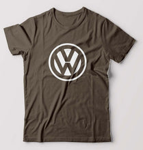 Load image into Gallery viewer, volkswagen T-Shirt for Men-S(38 Inches)-Olive Green-Ektarfa.online
