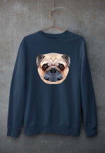Load image into Gallery viewer, Pug Dog Unisex Sweatshirt for Men/Women-S(40 Inches)-Navy Blue-Ektarfa.online
