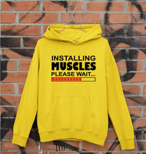 Load image into Gallery viewer, Gym Unisex Hoodie for Men/Women-S(40 Inches)-Mustard Yellow-Ektarfa.online
