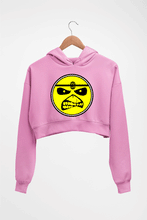 Load image into Gallery viewer, Iron Maiden Crop HOODIE FOR WOMEN-Light Baby Pink-Ektarfa.online
