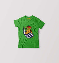 Load image into Gallery viewer, Real-Sociedad Kids T-Shirt for Boy/Girl-Flag Green-Ektarfa.online

