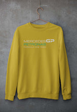 Load image into Gallery viewer, Mercedes GP Petronas F1 Unisex Sweatshirt for Men/Women-S(40 Inches)-Mustard Yellow-Ektarfa.online
