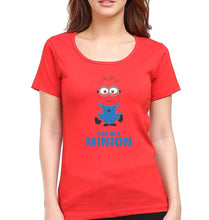 Load image into Gallery viewer, Minion T-Shirt for Women-XS(32 Inches)-Red-Ektarfa.online
