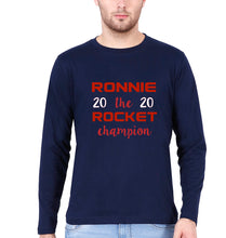 Load image into Gallery viewer, Ronnie O&#39;Sullivan Snooker Full Sleeves T-Shirt for Men-Navy blue-Ektarfa.online
