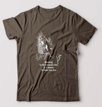 Load image into Gallery viewer, Kurt Cobain T-Shirt for Men-S(38 Inches)-Olive Green-Ektarfa.online
