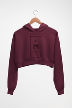 Load image into Gallery viewer, The 1975 Crop HOODIE FOR WOMEN-Maroon-Ektarfa.online
