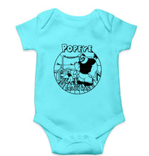 Load image into Gallery viewer, Popeye Kids Romper For Baby Boy/Girl-0-5 Months(18 Inches)-Sky Blue-Ektarfa.online
