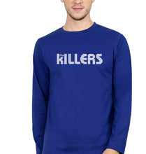 Load image into Gallery viewer, The Killers Full Sleeves T-Shirt for Men-S(38 Inches)-Royal Blue-Ektarfa.online
