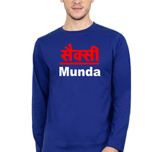 Load image into Gallery viewer, Sexy Munda Full Sleeves T-Shirt for Men-Royal Blue-Ektarfa.online
