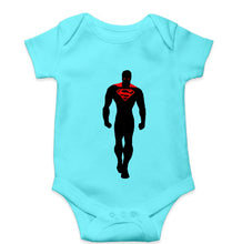 Load image into Gallery viewer, Superman Superhero Kids Romper For Baby Boy/Girl-0-5 Months(18 Inches)-Sky Blue-Ektarfa.online
