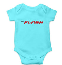 Load image into Gallery viewer, Flash Superhero Kids Romper For Baby Boy/Girl-0-5 Months(18 Inches)-Sky Blue-Ektarfa.online
