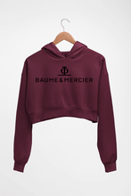 Load image into Gallery viewer, Baume &amp; Mercier Crop HOODIE FOR WOMEN-Maroon-Ektarfa.online

