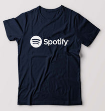 Load image into Gallery viewer, Spotify T-Shirt for Men-Navy Blue-Ektarfa.online
