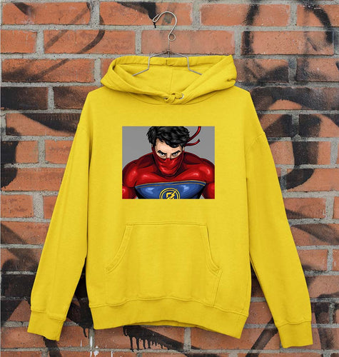 Minnal Murali Unisex Hoodie for Men/Women-Mustard Yellow-Ektarfa.online