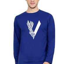 Load image into Gallery viewer, Vikings Full Sleeves T-Shirt for Men-Royal Blue-Ektarfa.online
