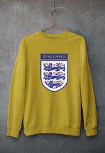 Load image into Gallery viewer, England Football Unisex Sweatshirt for Men/Women-S(40 Inches)-Mustard Yellow-Ektarfa.online
