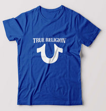 Load image into Gallery viewer, True Religion T-Shirt for Men-S(38 Inches)-Royal Blue-Ektarfa.online
