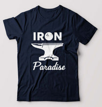 Load image into Gallery viewer, Iron Paradise T-Shirt for Men-Navy Blue-Ektarfa.online
