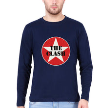 Load image into Gallery viewer, The Clash Full Sleeves T-Shirt for Men-Navy Blue-Ektarfa.online
