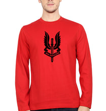 Load image into Gallery viewer, Who Dares Wins Balidaan Army Full Sleeves T-Shirt for Men-Red-Ektarfa.online
