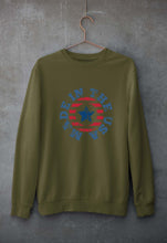 Load image into Gallery viewer, America Unisex Sweatshirt for Men/Women-S(40 Inches)-Olive Green-Ektarfa.online

