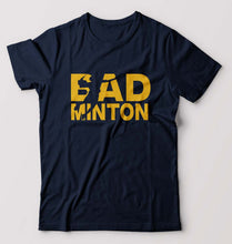 Load image into Gallery viewer, Badminton T-Shirt for Men-S(38 Inches)-Navy Blue-Ektarfa.online
