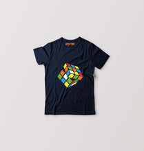 Load image into Gallery viewer, Rubik&#39;s Cube Kids T-Shirt for Boy/Girl-0-1 Year(20 Inches)-Navy Blue-Ektarfa.online
