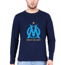 Load image into Gallery viewer, Marseille Full Sleeves T-Shirt for Men-Navy Blue-Ektarfa.online
