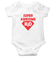 Load image into Gallery viewer, Super Awesome Kid Kids Romper For Baby Boy/Girl-0-5 Months(18 Inches)-White-Ektarfa.online
