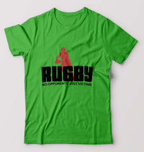 Load image into Gallery viewer, Rugby T-Shirt for Men-flag green-Ektarfa.online
