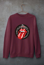 Load image into Gallery viewer, Rolling Stones Unisex Sweatshirt for Men/Women-S(40 Inches)-Maroon-Ektarfa.online

