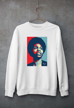 Load image into Gallery viewer, Nina Simone Unisex Sweatshirt for Men/Women-White-Ektarfa.online
