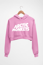Load image into Gallery viewer, Arctic Monkeys Crop HOODIE FOR WOMEN-Light Baby Pink-Ektarfa.online
