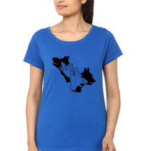 Load image into Gallery viewer, Dog T-Shirt for Women-Royal Blue-Ektarfa.online
