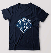 Load image into Gallery viewer, Doctor Who T-Shirt for Men-S(38 Inches)-Navy Blue-Ektarfa.online
