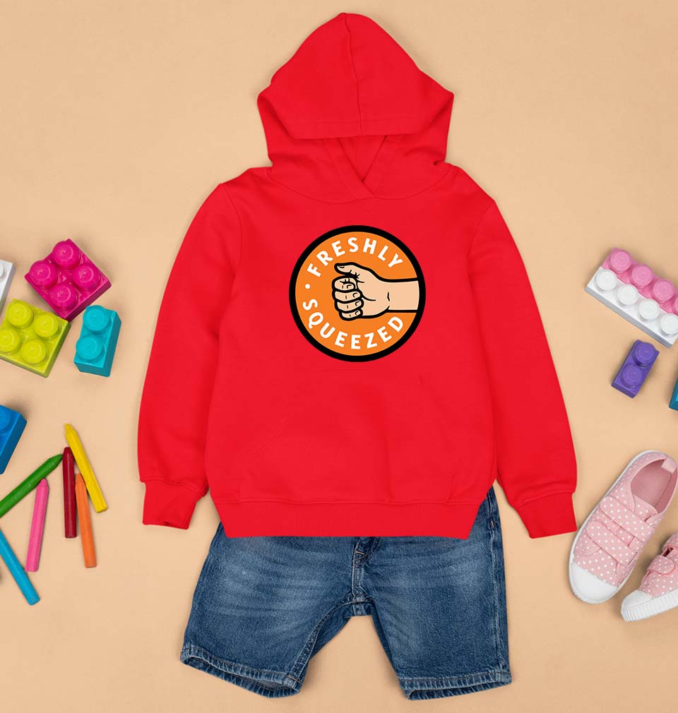 Orange Cassidy - Freshly Squeezed Kids Hoodie for Boy/Girl-0-1 Year(22 Inches)-Red-Ektarfa.online