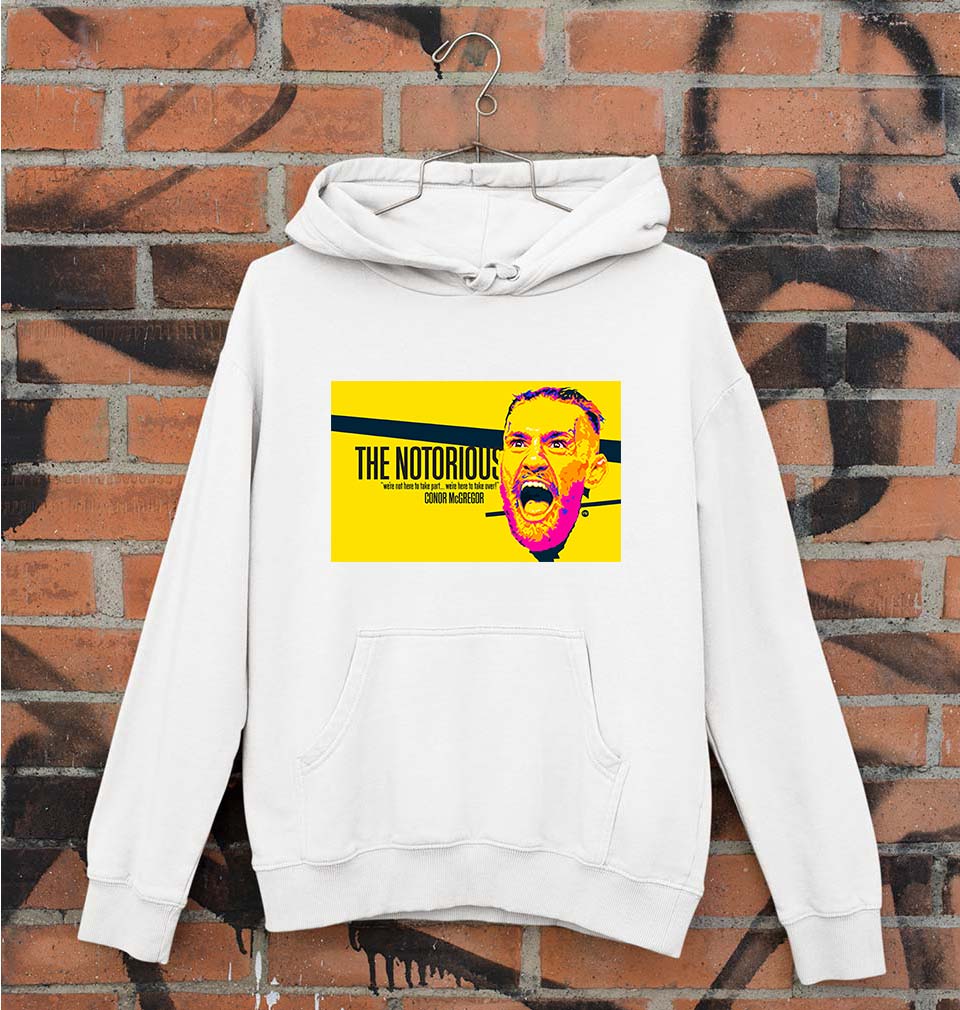 Conor McGregor UFC MMA Unisex Hoodie for Men/Women-White-Ektarfa.online