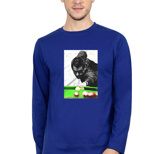 Ronnie O'Sullivan Snooker Full Sleeves T-Shirt for Men-Royal Blue-Ektarfa.online