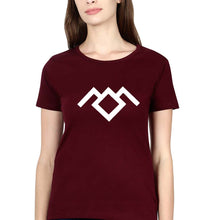 Load image into Gallery viewer, Owl Cave Twin Peaks T-Shirt for Women-Maroon-Ektarfa.online
