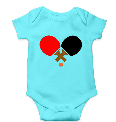 Table Tennie (TT) Kids Romper For Baby Boy/Girl-Sky Blue-Ektarfa.online