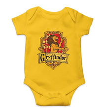 Load image into Gallery viewer, Harry Potter Hogwarts Kids Romper For Baby Boy/Girl-0-5 Months(18 Inches)-Yellow-Ektarfa.online
