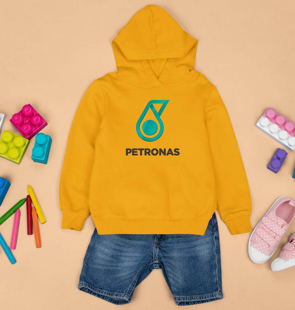 Petronas Kids Hoodie for Boy/Girl-0-1 Year(22 Inches)-Mustard Yellow-Ektarfa.online