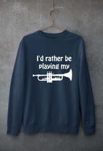Load image into Gallery viewer, Trumpet Love Unisex Sweatshirt for Men/Women-Navy Blue-Ektarfa.online
