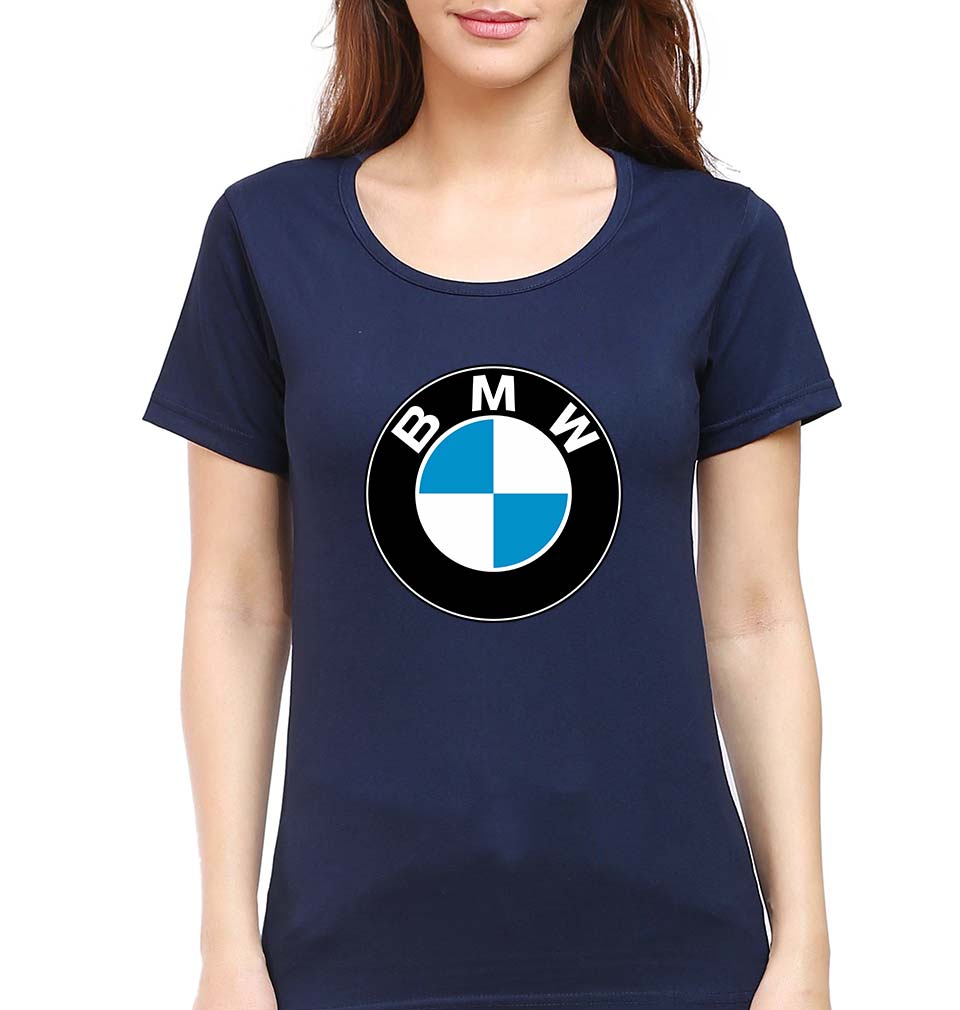 BMW T-Shirt for Women-Navy Blue-Ektarfa.online